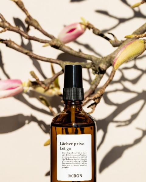 Le spray Lacher Prise aux huiles essentielles de jasmin et magnolia