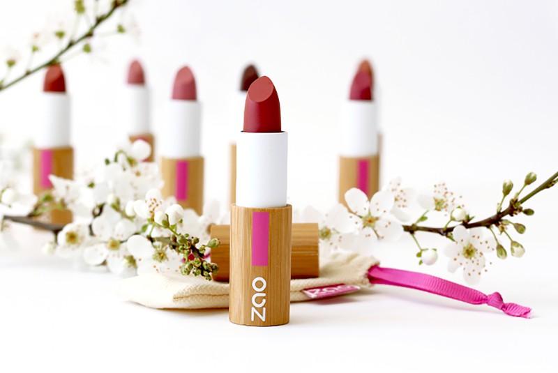 La gamme des produits de maquillage pour les lèvres Zao La gamme des produits de maquillage pour les lèvres Zao