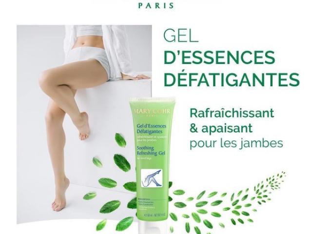 Gel d'essences défatigantes : un gel rafraichissant et apaisant pour les jambes