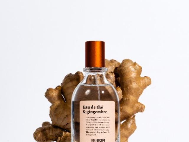 L'eau de Cologne naturelle et rechargeable Eau de thé et gingembre 100BON