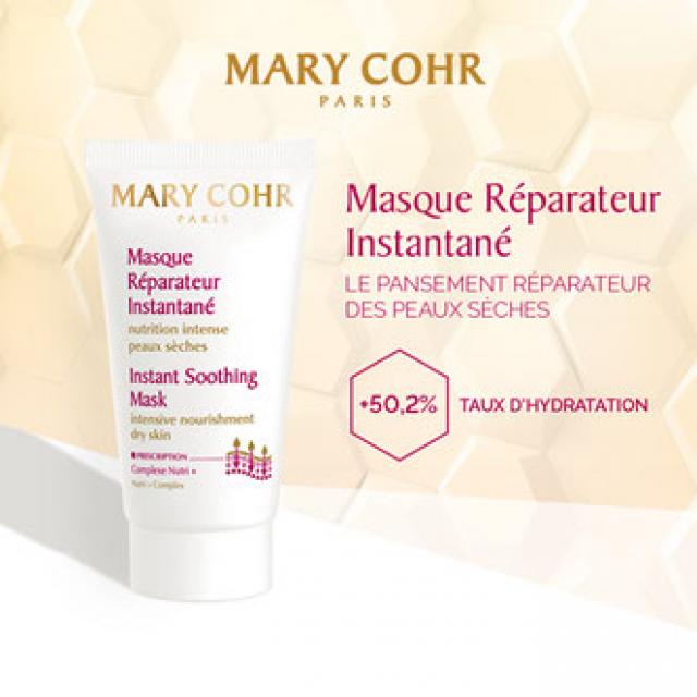 Masque réparateur instantané pour peau sèche et fragile Mary Cohr