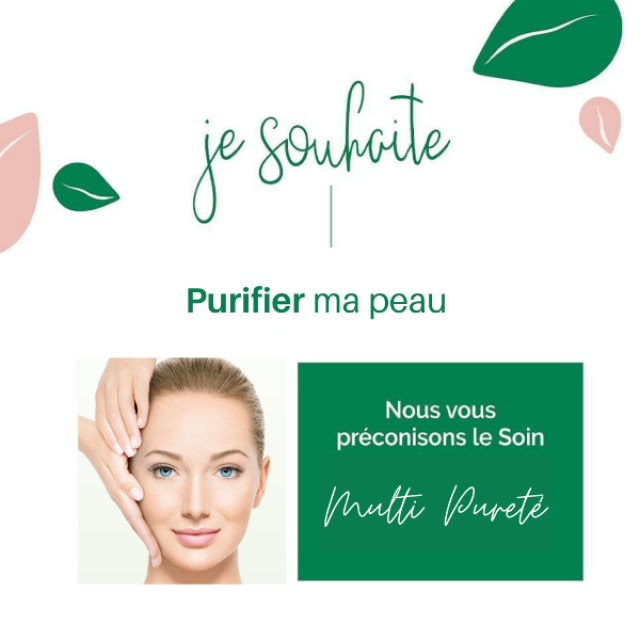 Le soin du visage purifiant anti imperfections multipureté 