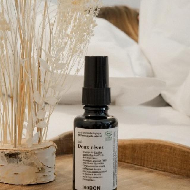 Doux Rêves : Le spray d'aromachologie aux huiles essentielles de néroli