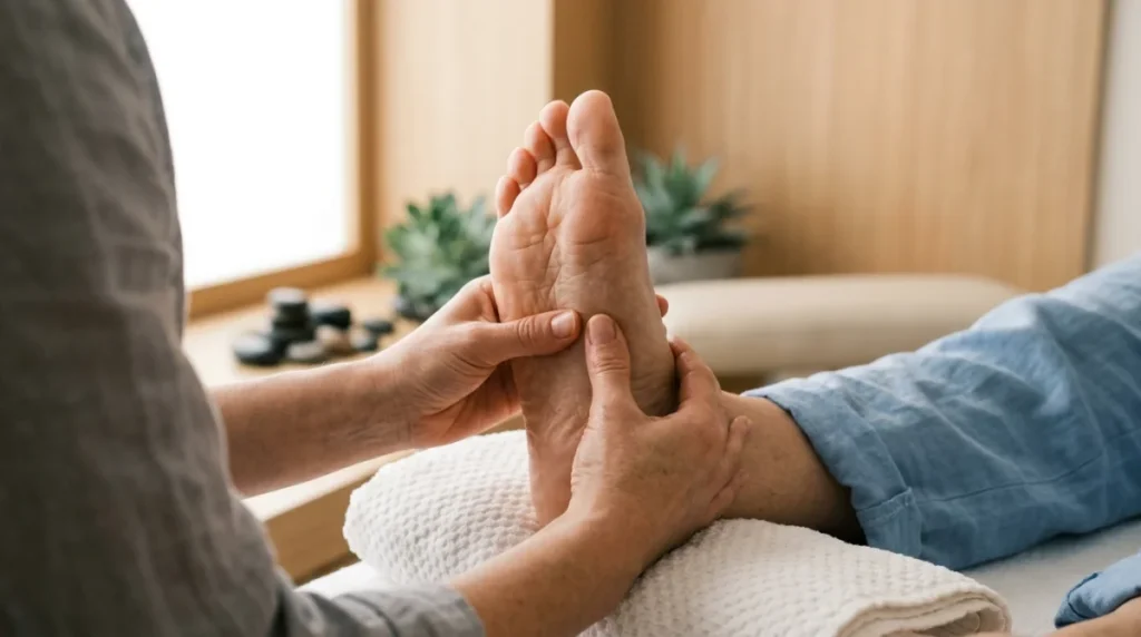 comment faire le massage des pieds