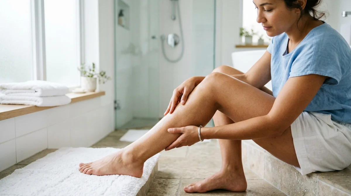 comment faire un massage lymphatique des jambes