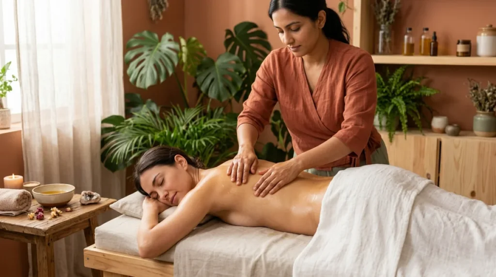 bienfaits du massage ayurvédique
