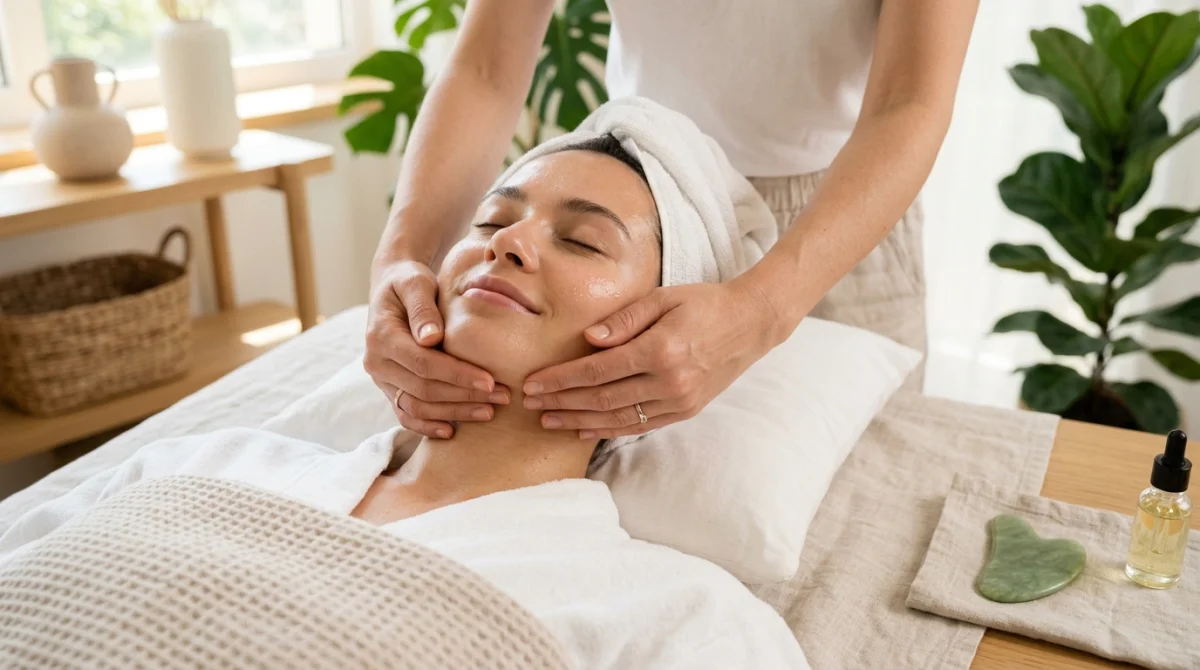 massage du visage bienfaits